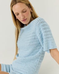 Žara Set: Dew Cotton Top and Shorts Set