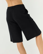 Vėjas: Black Cotton Shorts