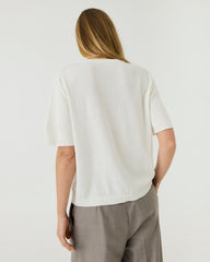 Loom: Sea Salt Silk & Cotton T-Shirt