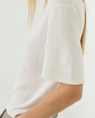 Loom: Sea Salt Silk & Cotton T-Shirt