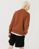 Ramuma: Cinnamon Brown Alpaca Wool Sweater