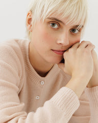 Indraja: Dusty Pink Wool & Cashmere Sweater