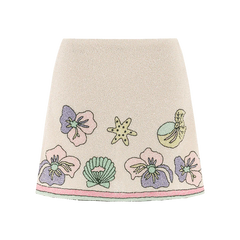 Tallulah Crystal Co-Ord Mini Skirt Multi Colour