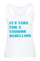Racer Tank With Print