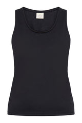 Organic Cotton Tank Top - Caviar Black - Wellicious Community Sale