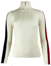 TEAM PLAYER Cream Quarter Zip