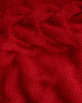Jūra: Poppy Red Silk & Mohair Sweater
