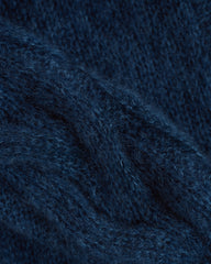 Pagunda: Midnight Blue Mohair & Silk Cardigan