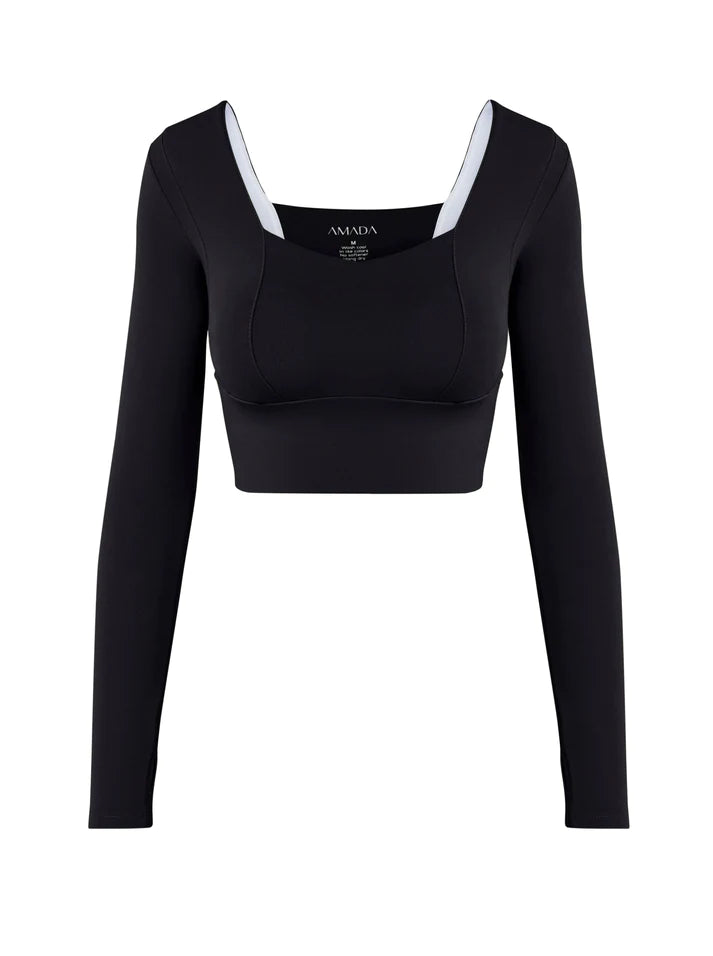 Uela Longsleeve Top Black
