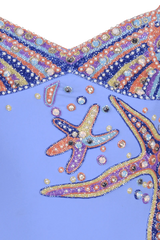 Selene Sea Shell Swimsuit Purple