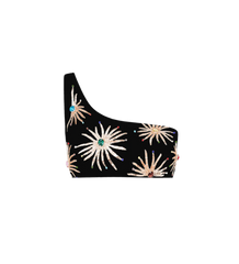 Callie Co-Ord Velvet Top Only - Black