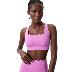 Scallop Cross Back Matching Set