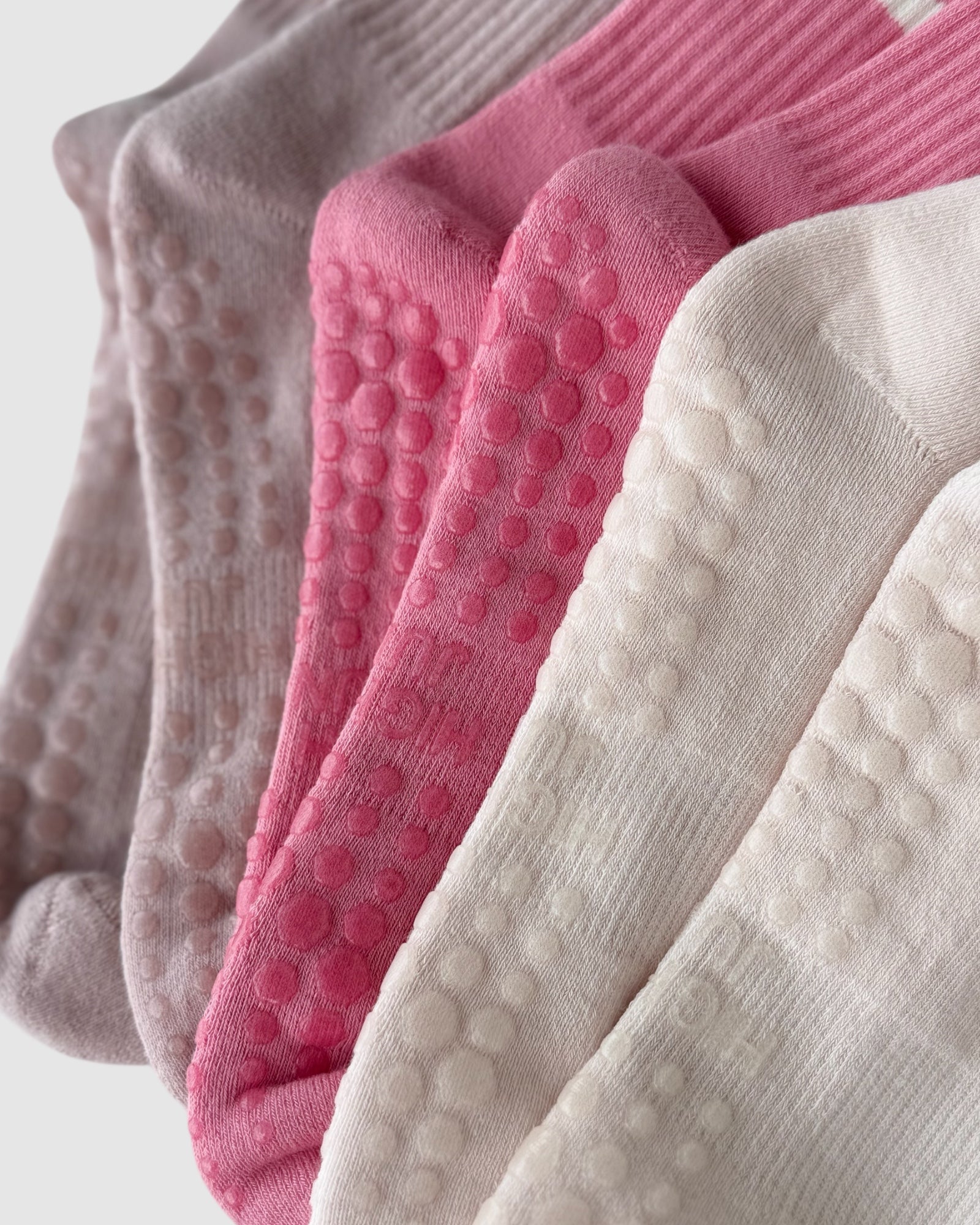 Varsity Premium Cotton Pilates Yoga Grip Socks - 3 Pack Nostalgia