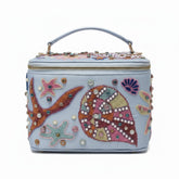 Selene Vanity Blue Makeup Bag