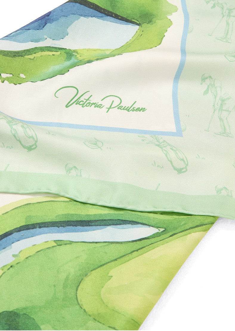Golf Silk Scarf 90