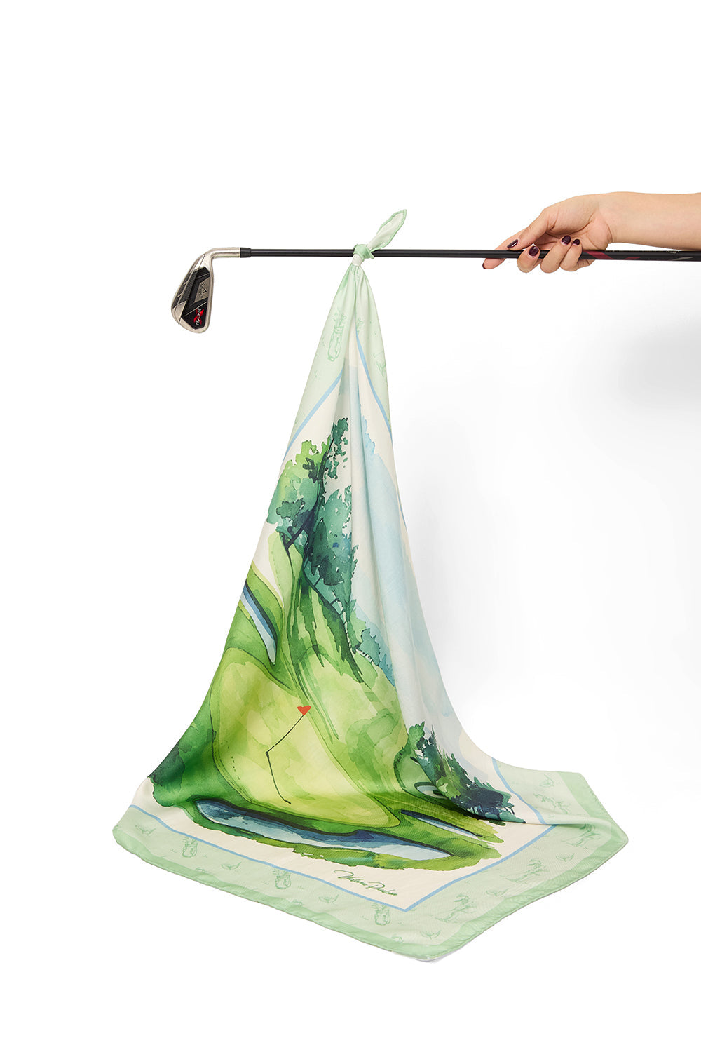 Golf Silk Scarf 90