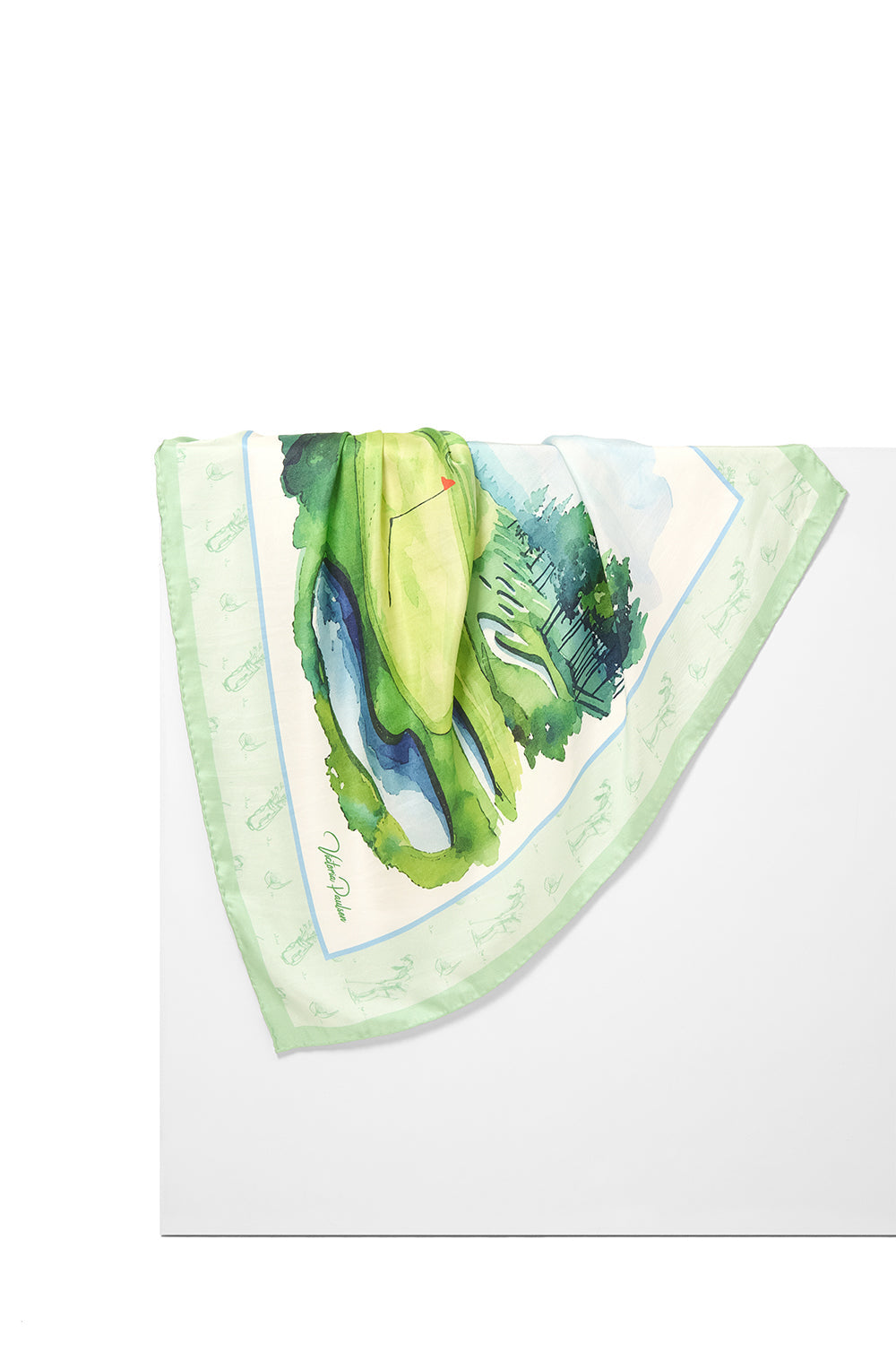 Golf Silk Scarf 90