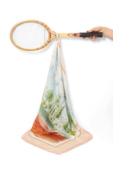 Tennis Silk Scarf 90