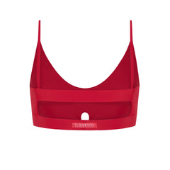 Coral Pink Artemis Sports Bra in ECONYL®