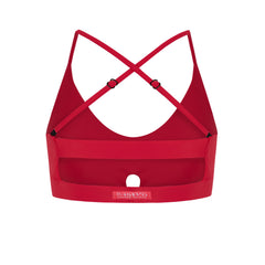 Coral Pink Artemis Sports Bra in ECONYL®