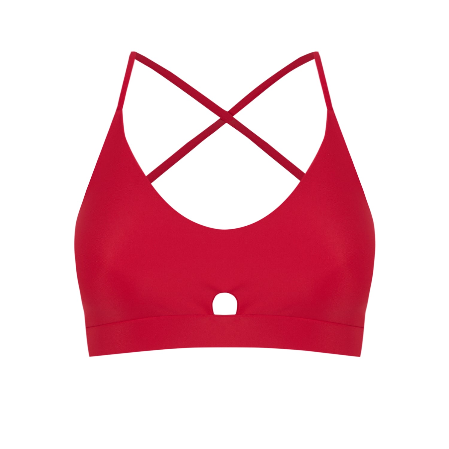 Coral Pink Artemis Sports Bra in ECONYL®