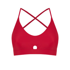 Coral Pink Artemis Sports Bra in ECONYL®