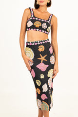 New York Hand-Embroidered Top