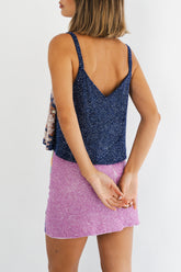 Fish Hand Beaded Top Multi Color