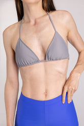 Bikini Top Triangle ― Seal Grey