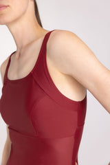 Embrace Swimsuit Full Coverage Bust Support ― Red