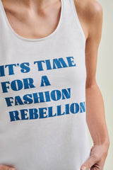 Racer Tank With Print