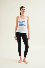 Racer Tank With Print