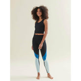 New Leggings - Caviar Black/Shoreline Blue/Sea Green - Wellicious Community Sale