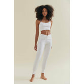 Best Yoga Pants - Diamond White - Wellicious Community Sale