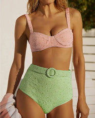 Heidi Hand Beaded Bikini Bottom Multicolour