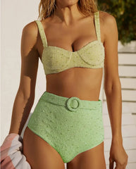 Heidi Hand Beaded Bikini Bottom Multicolour