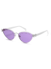 Oceanus X SOJOS Darling Sunglasses Purple