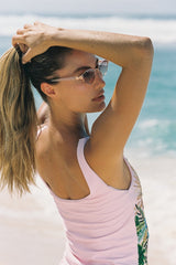 Oceanus X SOJOS Darling Sunglasses Brown