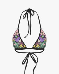 Talia Hand Embroidered Multi Colour Bikini Top