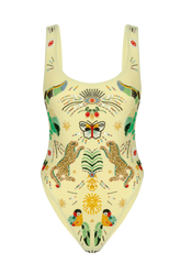 Willow Hand Embroidered Swimsuit Multi Colour in Stock