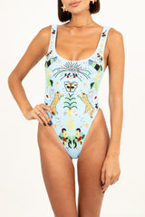 Willow Hand Embroidered Swimsuit