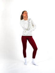 Cream 1/4 Zip Hoodie