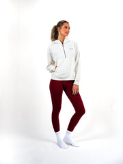 Cream 1/4 Zip Hoodie