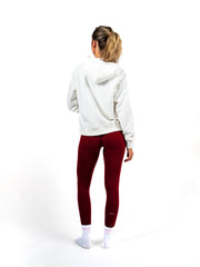 Cream 1/4 Zip Hoodie