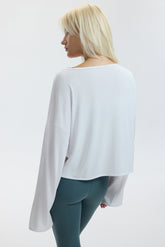 STUDIO LONGSLEEVE TOP - WHITE