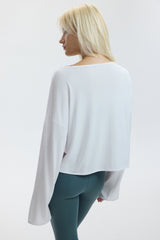 STUDIO LONGSLEEVE TOP - WHITE