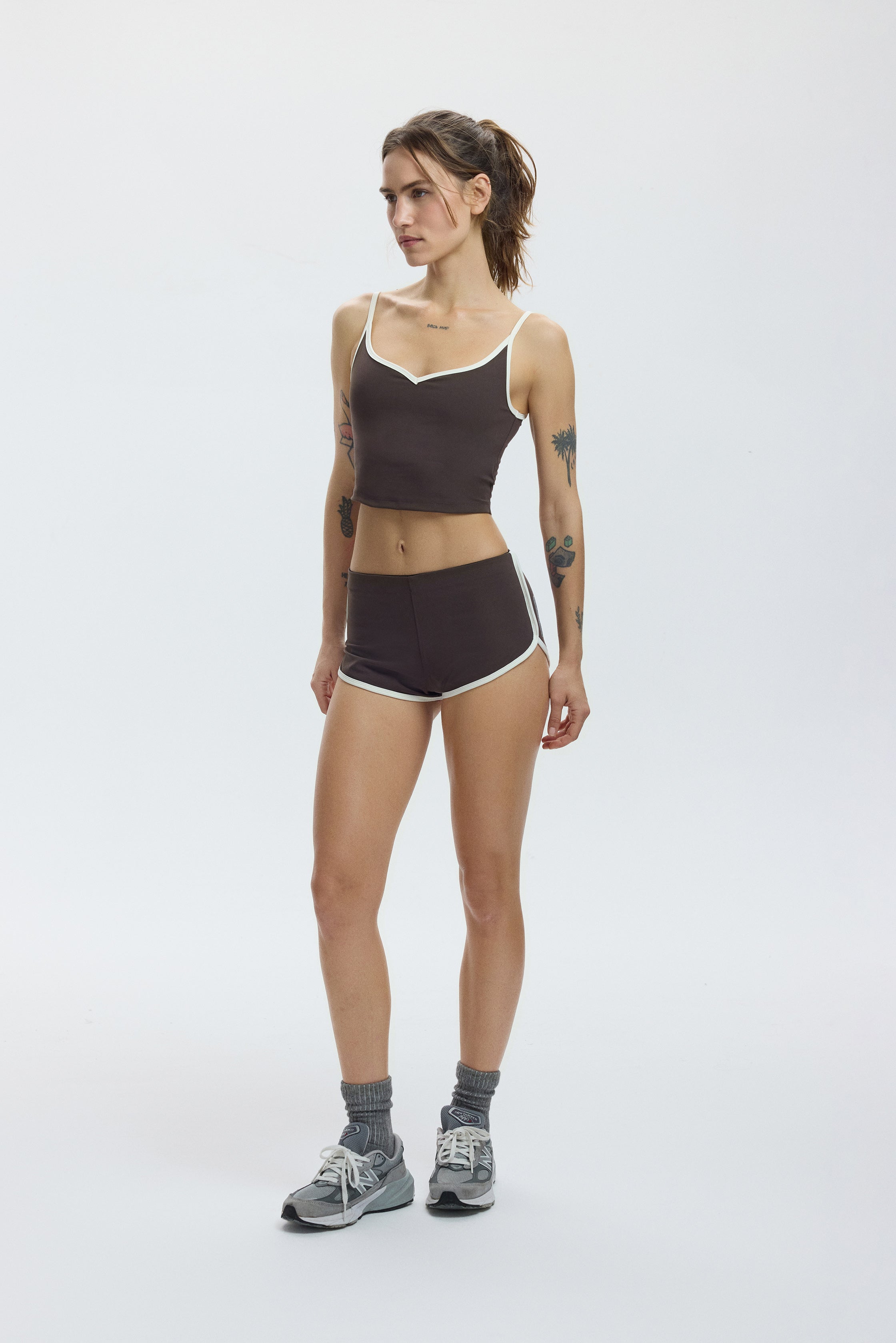 VINTAGE SPORTS SHORTS - ESPRESSO MARTINI