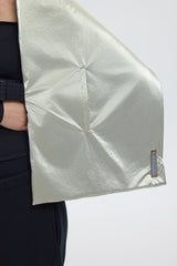 TOKYO SHAWL - METALLIC GOLD ( INSIDE CHARCOAL) REVERSIBLE