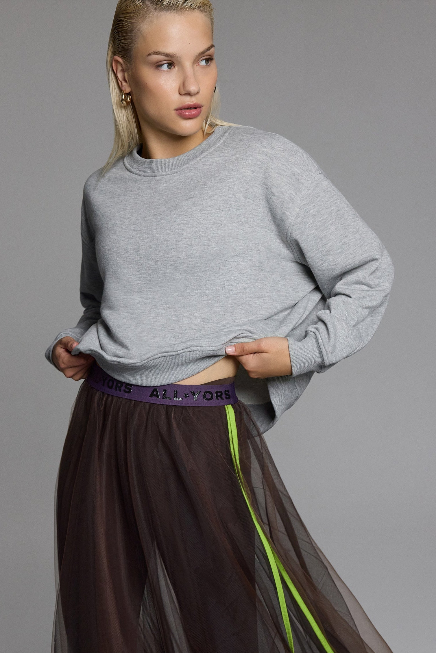 ROND SWEATSHIRT - FEATHER GREY
