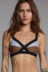 GLITZ BRALETTE - TAUPE